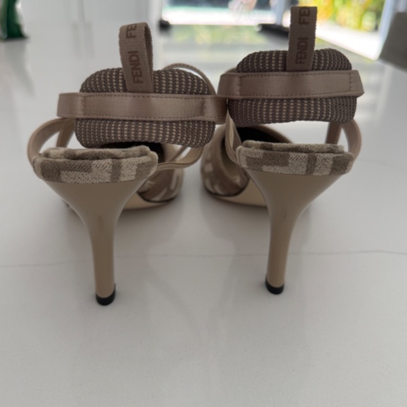 FENDI Colibri Lite 55mm Monogram Pumps Heels Shoes - Picture 4 of 11